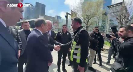 Vali G&uuml;l, yaralanan 2 polisi hastanede ziyaret etti 