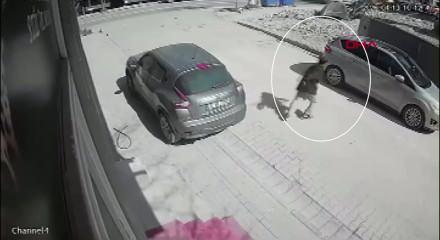 23 su&ccedil; kaydı olan ş&uuml;pheli, sokak ortasında ara&ccedil;lara saldırdı: Cezaevine g&ouml;nderildi