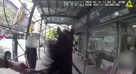 Filmleri aratmayan takip: New York'ta atlı polis hırsızı b&ouml;yle kovaladı
