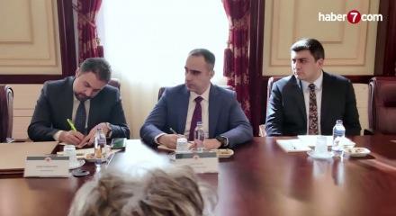 Adalet Bakanı G&uuml;rlek, T&uuml;rkiye Noterler Birliği heyeti ile g&ouml;r&uuml;şt&uuml;