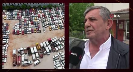 Antalya'da milyonluk ara&ccedil;larla hurdaya d&ouml;nenler aynı alanda sahiplerini bekliyor