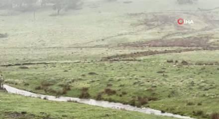 Bolu&rsquo;da bahar yerini kara bıraktı
