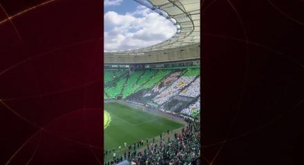 Bursaspor'dan g&ouml;vde g&ouml;sterisi! 2. Lig'de 40 bin kartonluk şampiyonluk koroegrafisi!