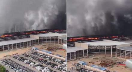 &Ccedil;inli otomotiv devi BYD'de korkutan yangın