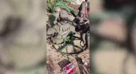 Orada katiller değil &ccedil;ocuklar olmalıydı!  İsrail askerleri &ccedil;ocuk parkına &ccedil;&ouml;kt&uuml;