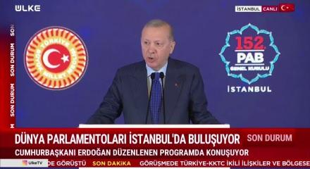 Cumhurbaşkanı Erdoğan: Uluslararası sistem b&uuml;y&uuml;k bir meşruiyet kriziyle y&uuml;z y&uuml;zedir