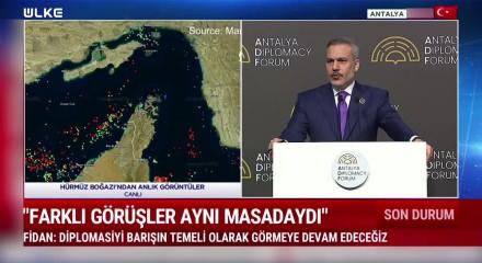 Dışişleri Bakanı Hakan Fidan'dan Antalya Diplomasi Formu'nda b&ouml;lgedeki ittifak hakkında konuştu