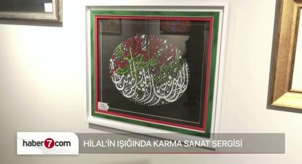 Hilal'in Işığında Karma Sanat Sergisi İstanbul'dan Gazze'ye ses oldu!