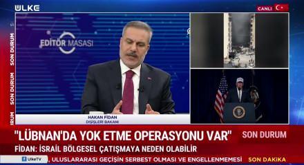 İsrail'in Suriye'ye y&ouml;nelik olası saldırısını Dışişleri Bakanı Hakan Fidan 'B&uuml;y&uuml;k bir risk' deyip a&ccedil;ıkladı..