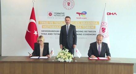 İstanbul'da TPAO ile TotalEnergies arasında anlaşma imzalandı