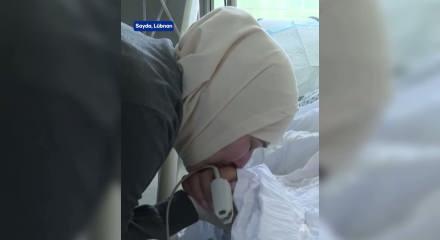 Katil İsrail'in L&uuml;bnan'a saldırısında yaralanan gen&ccedil; Halid'in yaşam m&uuml;cadelesi s&uuml;r&uuml;yor