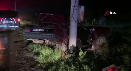 K&uuml;tahya'da feci kaza: S&uuml;r&uuml;c&uuml; hayatını kaybetti