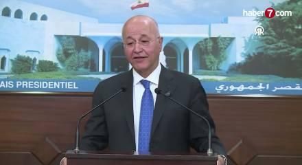 L&uuml;bnan Cumhurbaşkanı Avn, İsrail'in saldırıları nedeniyle Netanyahu ile g&ouml;r&uuml;şmeyi reddetti