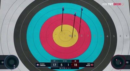 Milli ok&ccedil;umuz Mete Gazoz yine k&uuml;rs&uuml;de! D&uuml;nya Kupası'nın 1.ayağıda Bronz madalya kazandı