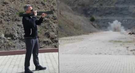 Savunma Sanayii Başkanı G&ouml;rg&uuml;n'den MKE'nin HAR Roketi ile hedefe tam isabet!