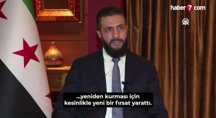 Suriye Cumhurbaşkanı Şara: T&uuml;rkiye ile ilişkilerimiz i&ccedil;in yeni bir fırsat d&ouml;nemi başladı