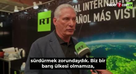 Trump '70 yıl sonra K&uuml;ba'da şafak doğacak demişti! Devlet Başkanı Diaz'dan jet savaş resti