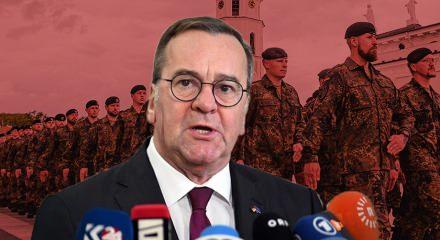 Alman Bakan Pistorius: İlk kez bir askeri strateji belirledik! Hedef Avrupa'nın en b&uuml;y&uuml;k ordusu olmak