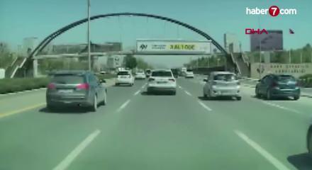 Ankara'da &uuml;st ge&ccedil;itten d&uuml;şen iş&ccedil;iyi otomobil ezdi