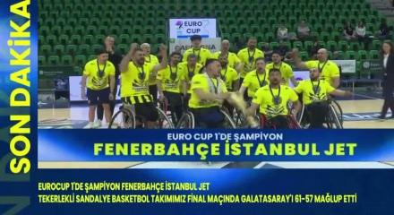 Avrupa&rsquo;da nefes kesen T&uuml;rk derbisi! Fenerbah&ccedil;e  Tekerlekli Sandalye Basketbol Avrupa Kupası şampiyonu oldu