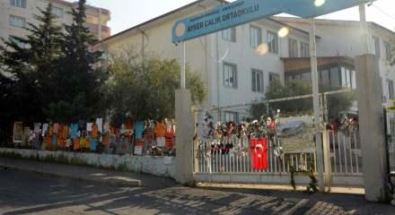 Ayser &Ccedil;alık Ortaokulu'nda sessiz 23 Nisan