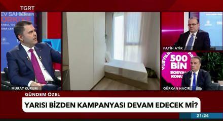 Bakan Kurum'dan şehit ve gazi ailelerine m&uuml;jde: Canlı yayında duyurdu