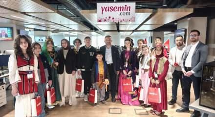 Barış Ekmeği Festivali &ccedil;ocukları Haber7'yi ziyaret etti