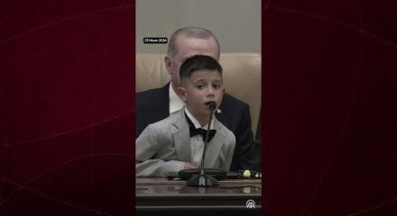 Cumhurbaşkanı Erdoğan'ı g&ouml;r&uuml;nce g&ouml;zyaşlarını tutamayan Mutlucan duygularını anlattı