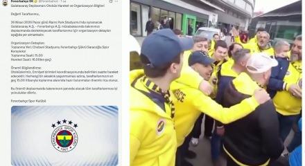 Dev derbi &ouml;ncesinde Fenerbah&ccedil;e'den taraftarlarına &ouml;nemli  bilgilendirmesi
