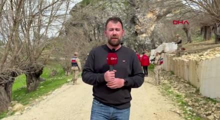 G&uuml;listan Doku'nun cansız bedenine ulaşmak i&ccedil;in JAK ve JASAT ekiplerinden geniş &ccedil;aplı arama