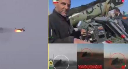 İran, ABD helikopterinin d&uuml;ş&uuml;r&uuml;ld&uuml;ğ&uuml; anları paylaştı: Asla esir almayın