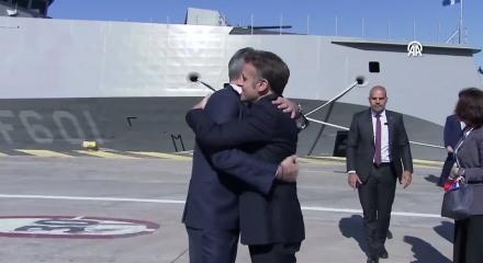 Macron&rsquo;dan Yunanistan&rsquo;a savunma desteği: 8 anlaşma imzalandı