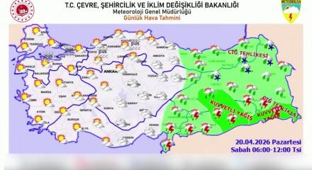Meteoroloji yurt genelinde beklenen hava durumunu a&ccedil;ıkladı