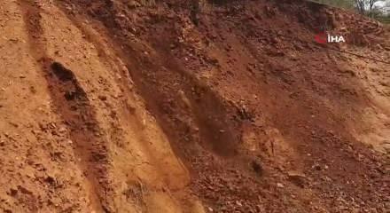 Tunceli&rsquo;de yama&ccedil;tan kopan k&uuml;tle yola d&uuml;şt&uuml;