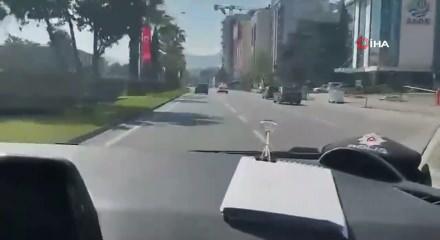 Polis seferber oldu: &Ouml;ğrenci son anda sınava yetişti