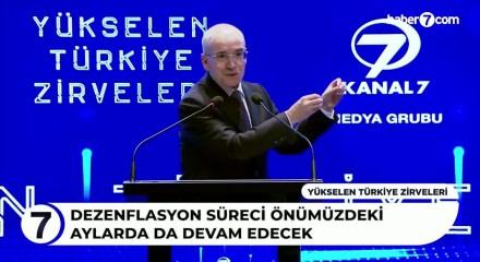 Şimşek: Dezenflasyon s&uuml;reci &ouml;n&uuml;m&uuml;zdeki aylarda da devam edecek