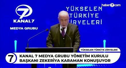 Kanal7 Medya Grubu Y&ouml;netim Kurulu Başkanı Zekeriya Karaman ekonomi d&uuml;nyasına seslendi