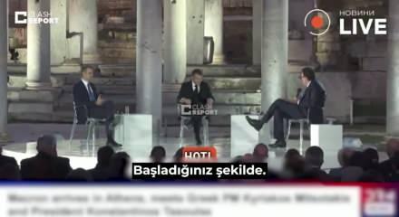 Macron'dan Yunansitan'a savunma garantisi: Egemenliğiniz tehdit edilirse yanınızdayız