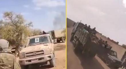 Afrika &uuml;lkesinde yeni d&ouml;nem! Şehri ele ge&ccedil;irip Rus askerleri kovdular!