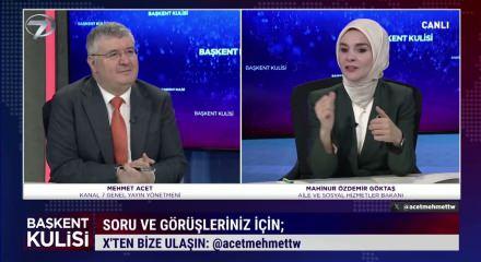 Aile ve Sosyal Hizmetler Bakanı Mahinur &Ouml;zdemir Aktaş T&uuml;rkiye'ye d&ouml;n&uuml;ş s&uuml;reci hakkında konuştu