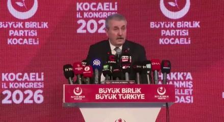 BBP Genel Başkanı Destici: T&uuml;rk bayrağından mı rahatsız oldunuz?