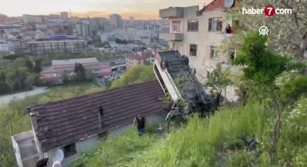 Evin &ccedil;atısına d&uuml;şen okul servisinin şof&ouml;r&uuml; &ouml;ld&uuml;