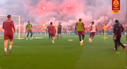 Galatasaray'dan şampiyonluk provası gibi antrenman! 