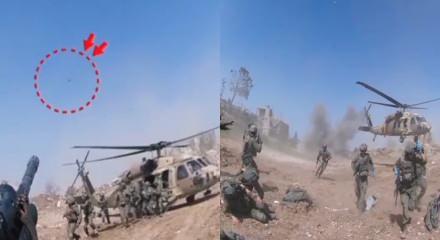 Hizbullah İsrail askerlerini b&ouml;yle vurdu: Saldırı anları kamerada!