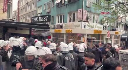 İstanbul'da izinsiz g&ouml;steride polis devrede