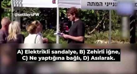 "&Ccedil;armıha gererek &ouml;ld&uuml;r&uuml;n"! İsraillilerden Filistinli mahkumların idamına insanlık dışı cevap