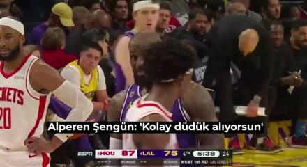 LeBron&rsquo;dan Alperen&rsquo;e Sert &Ccedil;ıkış: &ldquo;Bunu Sen S&ouml;yleyemezsin!&rdquo;