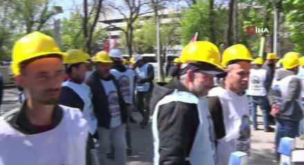 Maden iş&ccedil;ilerinin eylemi sona erdi