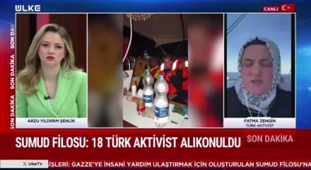 Sumud Filosu: 18 T&uuml;rk aktivist alıkonuldu
