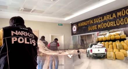 Van'da dev uyuşturucu operasyonu: Tam 240 kilogram!